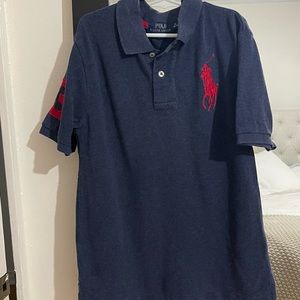 Ralph Lauren -Big Pony Cotton Mesh Polo Shirt